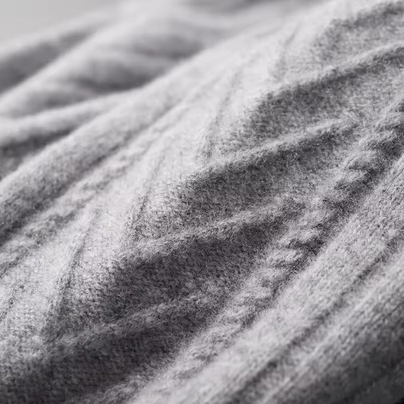 100% Cashmere Pattern Gilet – Luxury Body Warmer | ASCENDARY®
