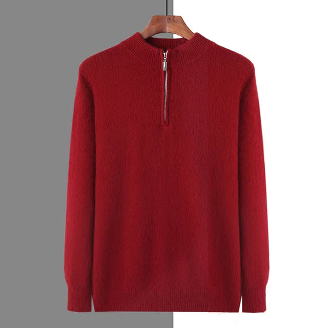100% Cashmere Zip-Up Cardigan – ASCENDARY®