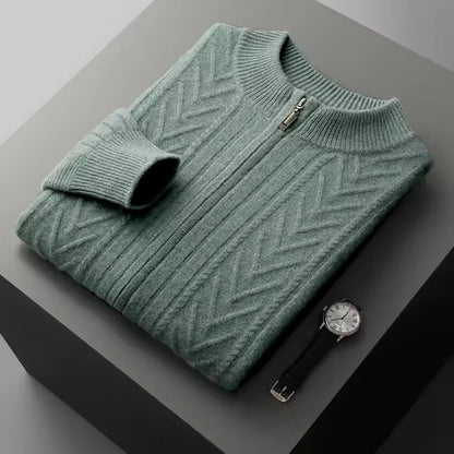 100% Cashmere Pattern Gilet – Luxury Body Warmer | ASCENDARY®