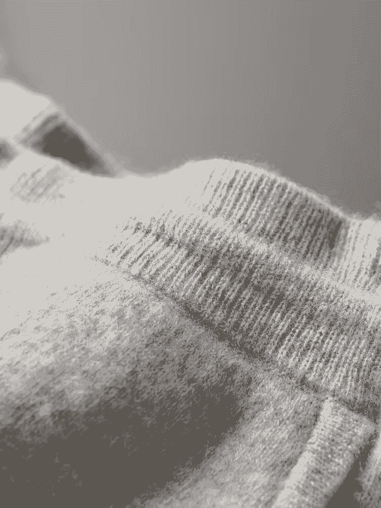 PURE EXTRA-FINE MERINO WOOL TWO TONE SET