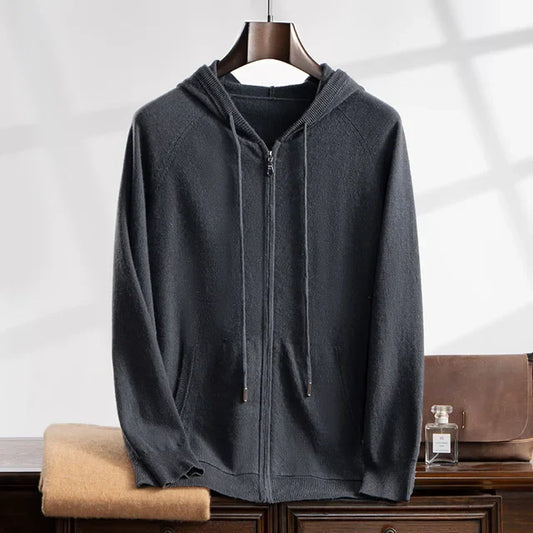 100% Cashmere Hooded Gilet – Luxury Body Warmer | ASCENDARY®