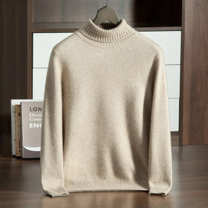 100% Cashmere Turtleneck Sweater – Hypoallergenic | ASCENDARY®