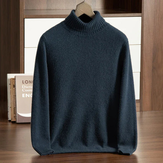 100% Cashmere Turtleneck Sweater – Hypoallergenic | ASCENDARY®