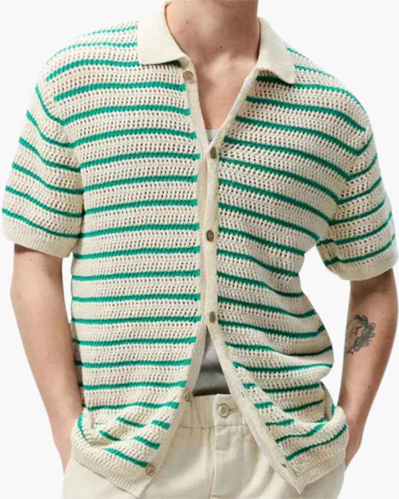 Ibiza Knitted Button Shirt – ASCENDARY®
