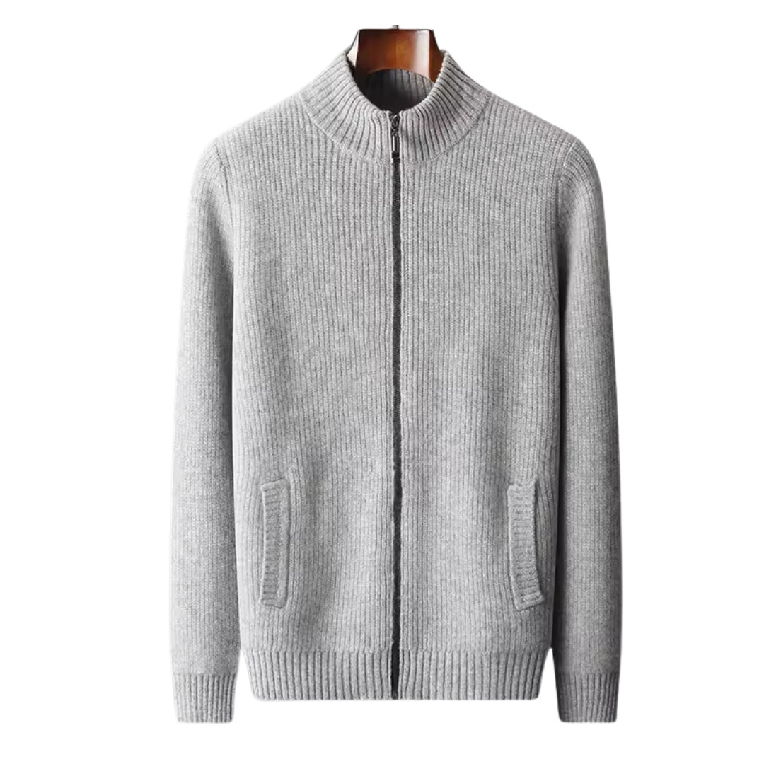 100% Cashmere Ribbed Vest – Hypoallergenic | Textured Luxury Layer | ASCENDARY®