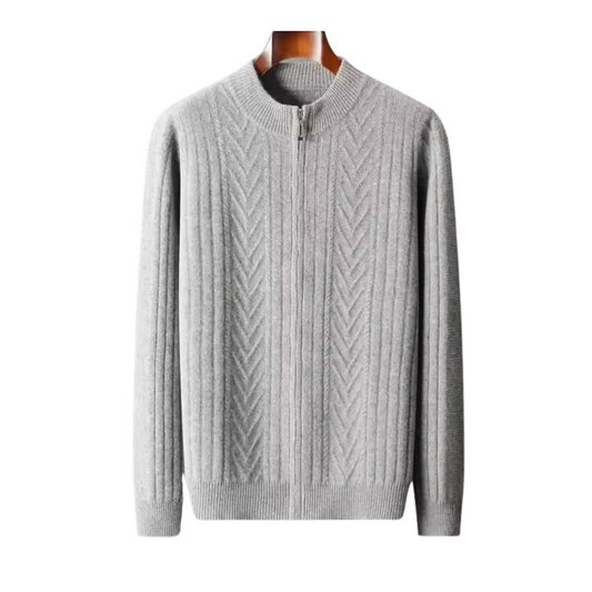 100% Cashmere Pattern Gilet – Luxury Body Warmer | ASCENDARY®