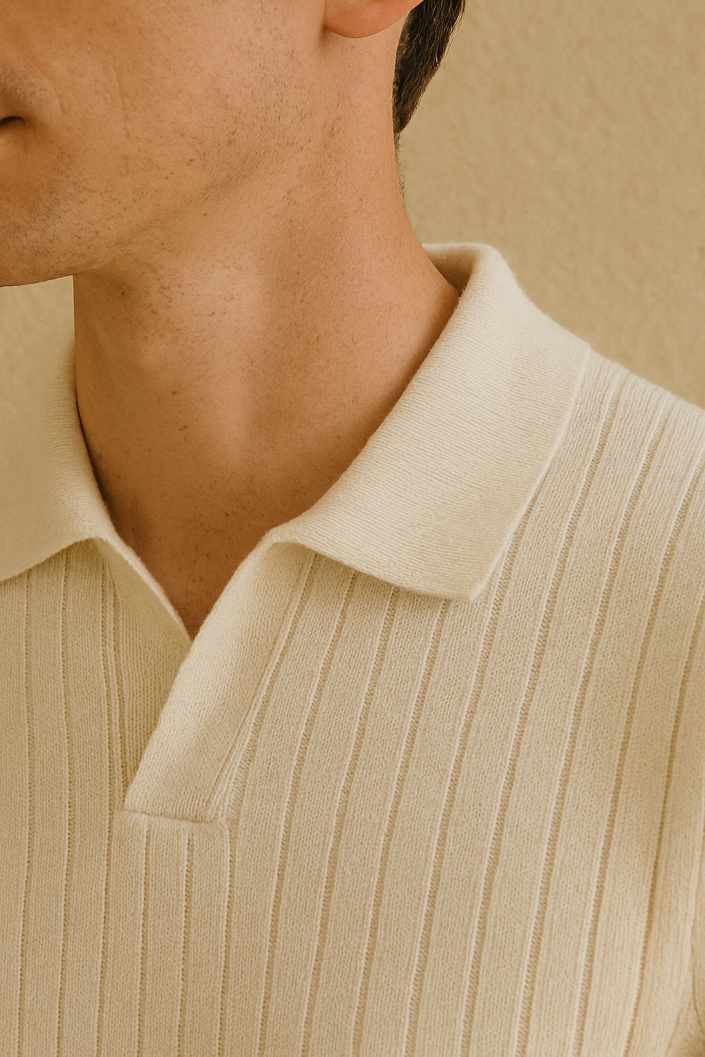 Striped Long Sleeve Polo – Skin-Soft | Timeless Style | ASCENDARY®