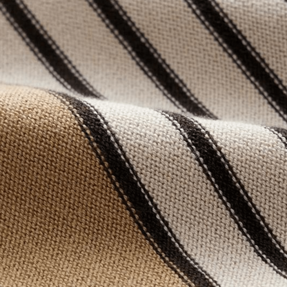Polo with Buttons – Skin-Soft Fine Knit | Classic Stripe | ASCENDARY®