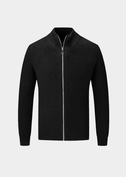 Men's Premium Wool-Blend Knitted Zip Vest – ASCENDARY®