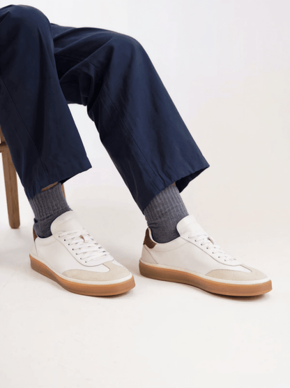 Casual Leather Sneaker – Premium Comfort | ASCENDARY®
