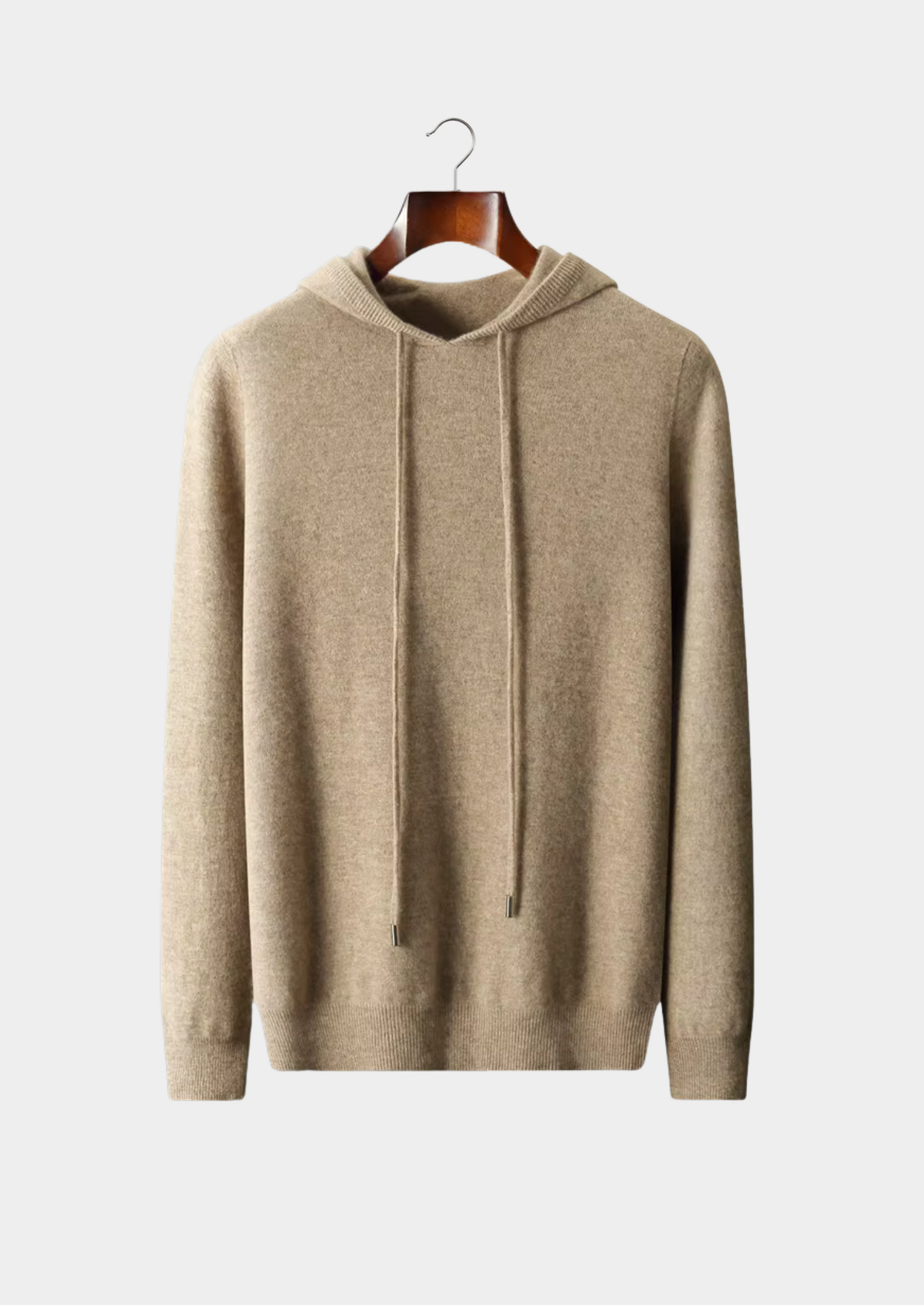 Men's Extra-Fine Merino Wool Leisure Hoodie – Relaxed Fit – ASCENDARY®