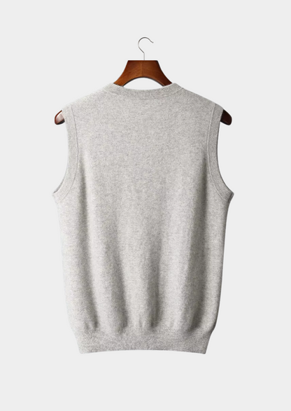 Men's Extra-Fine Merino Wool V-Neck Vest – ASCENDARY®