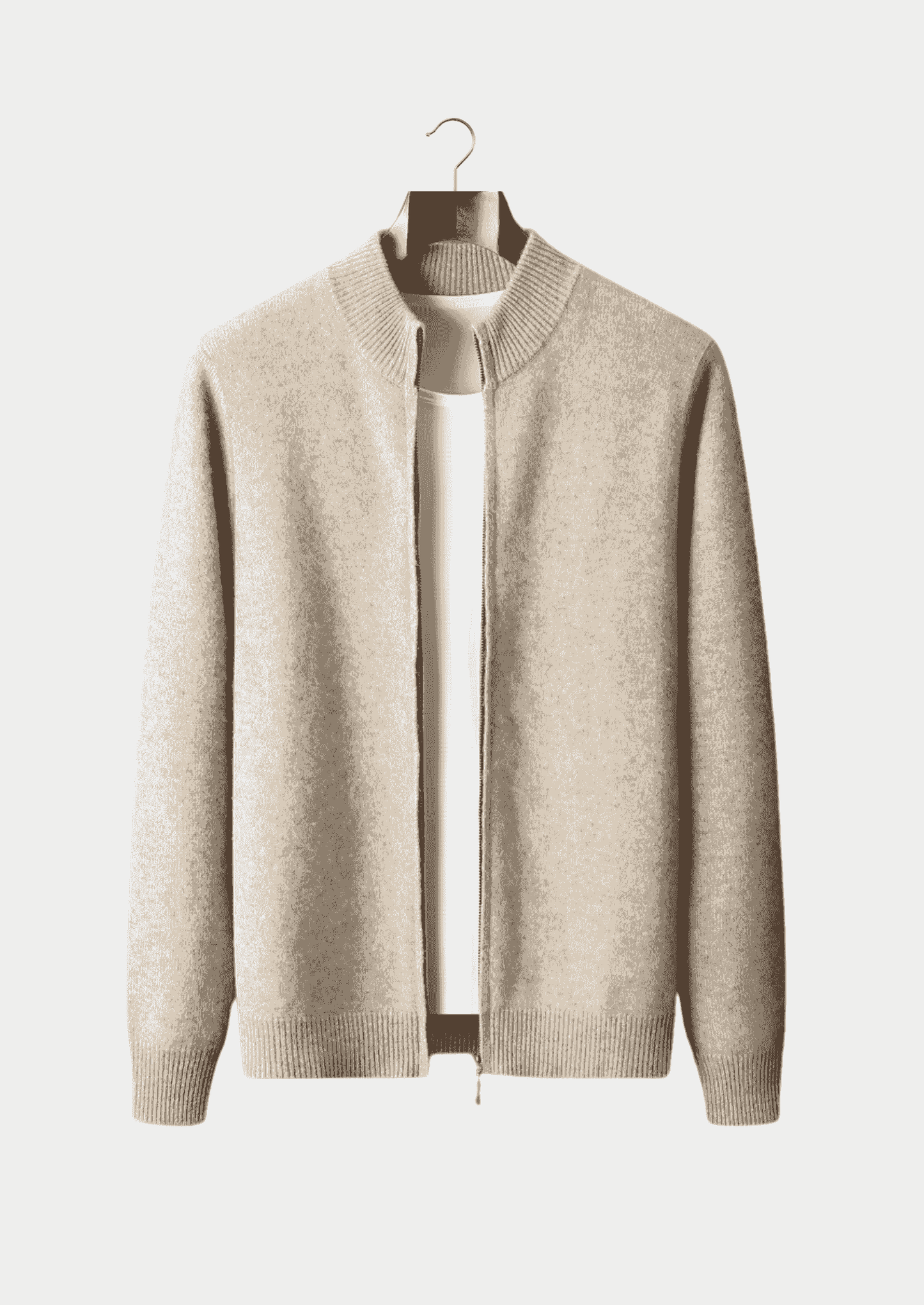 Men's Extra-Fine Merino Wool Zip-Through Cardigan – ASCENDARY®