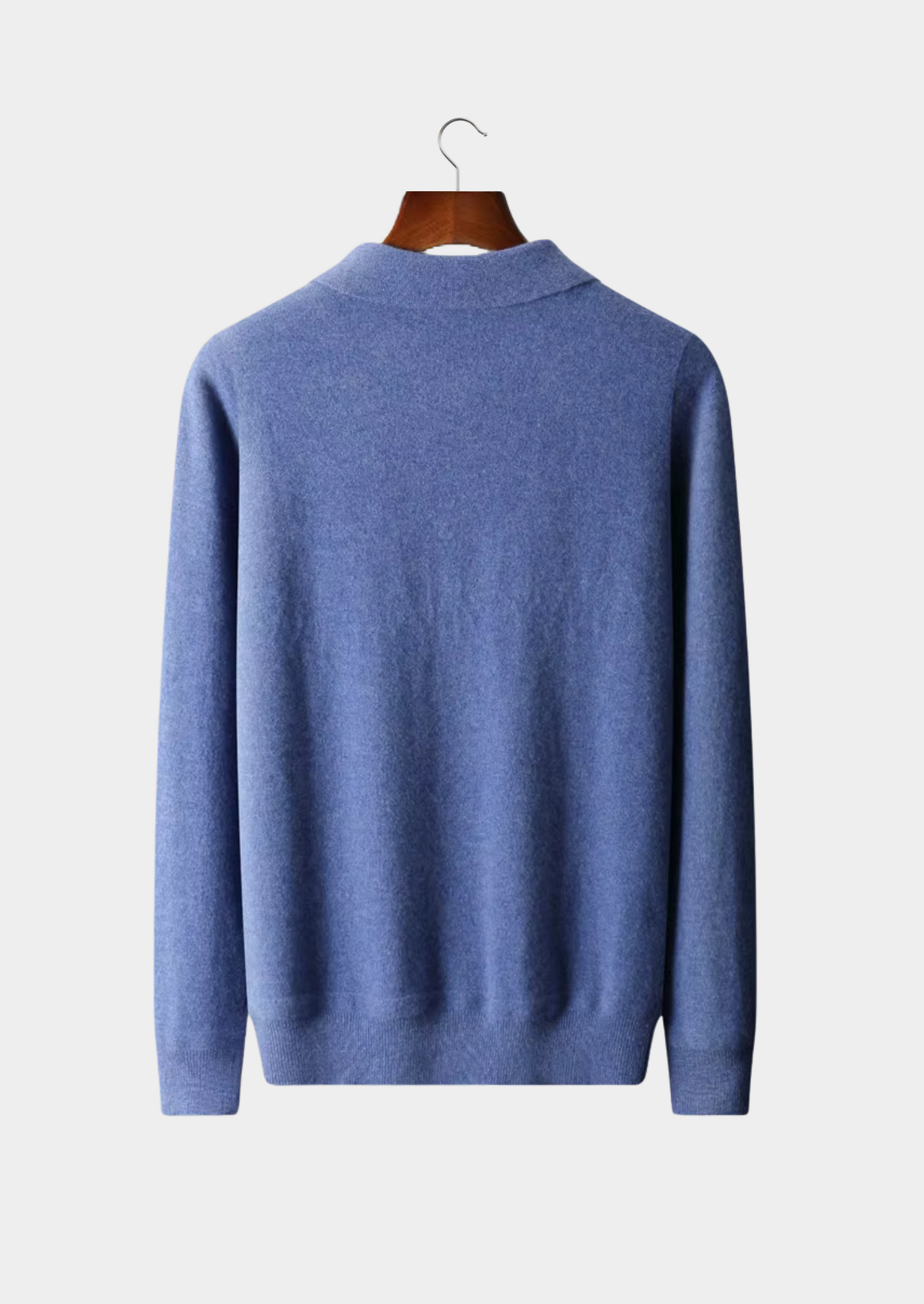 Men's Extra-Fine Merino Wool Half-Zip Polo Sweater – ASCENDARY®