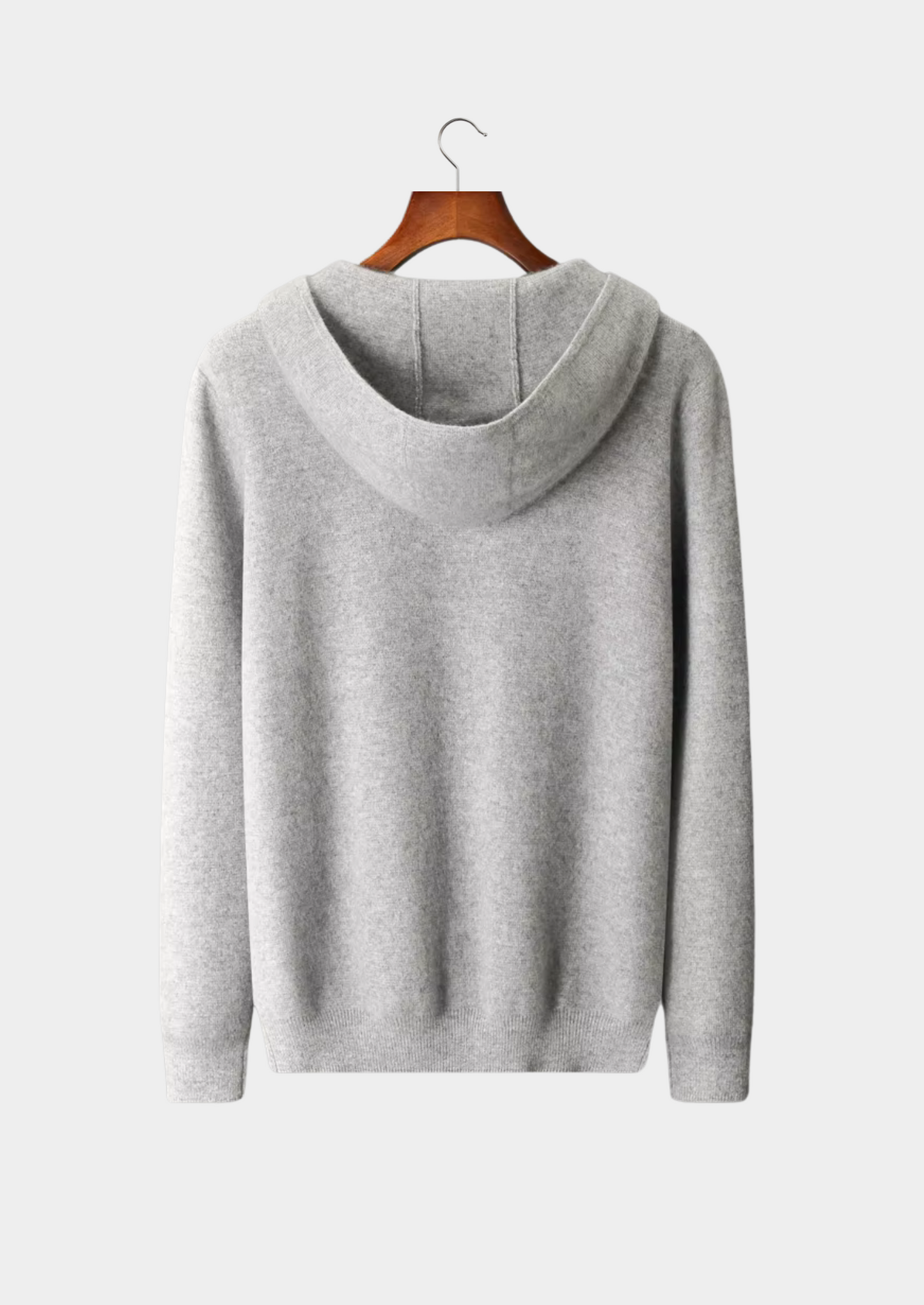Men's Extra-Fine Merino Wool Zip-Up Hoodie – Slim Fit – ASCENDARY®