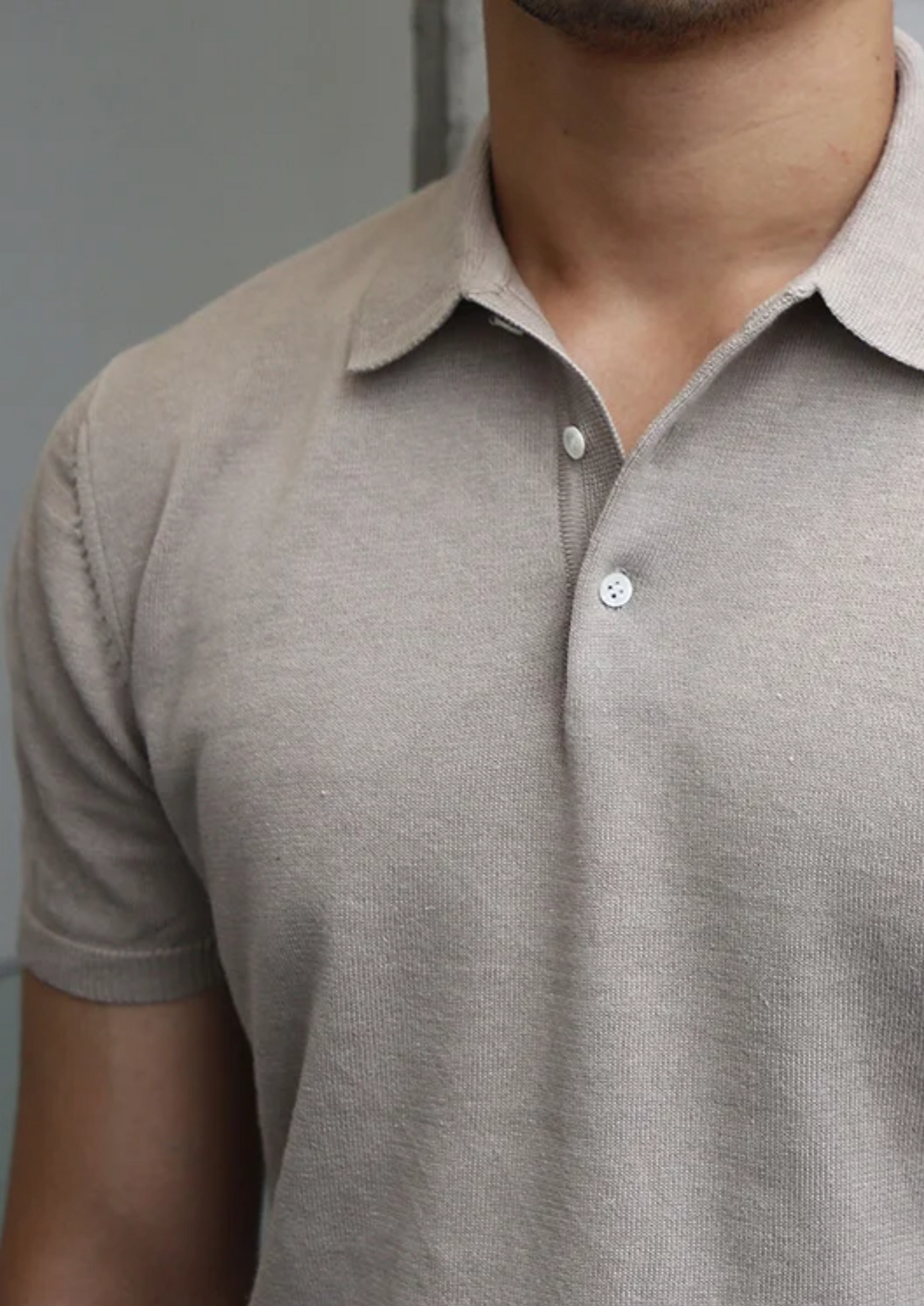 Men's Soft-Touch Knitted Polo Shirt – Slim Fit – ASCENDARY®
