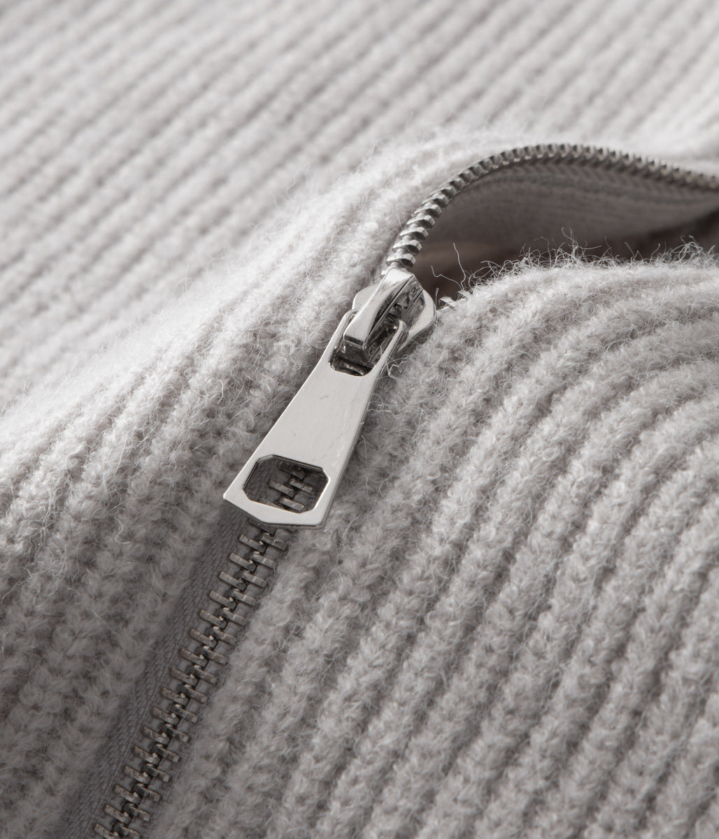 Men's Premium Wool-Blend Knitted Zip Vest – ASCENDARY®