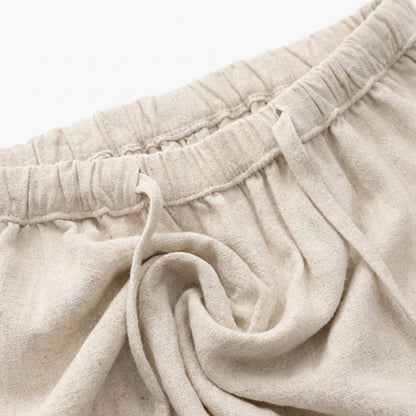Fez Linen Pantalon – Oversized Fit | Skin-Gentle Linen | ASCENDARY®
