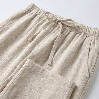 Fez Linen Pantalon – Oversized Fit | Skin-Gentle Linen | ASCENDARY®