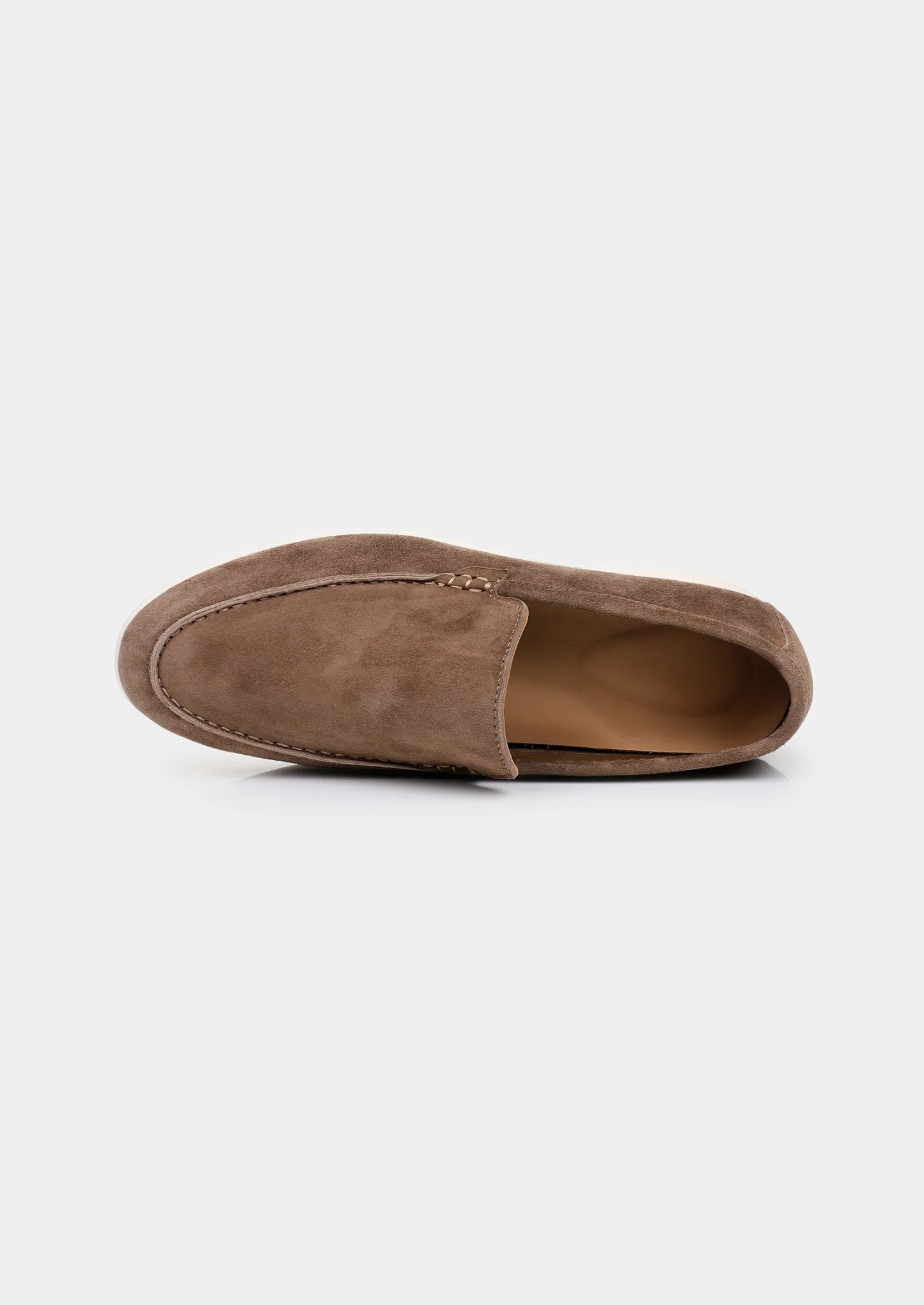 ASCENDARY Marina Loafers – Men's Hypoallergenic Suede Slip-On, Light Brown