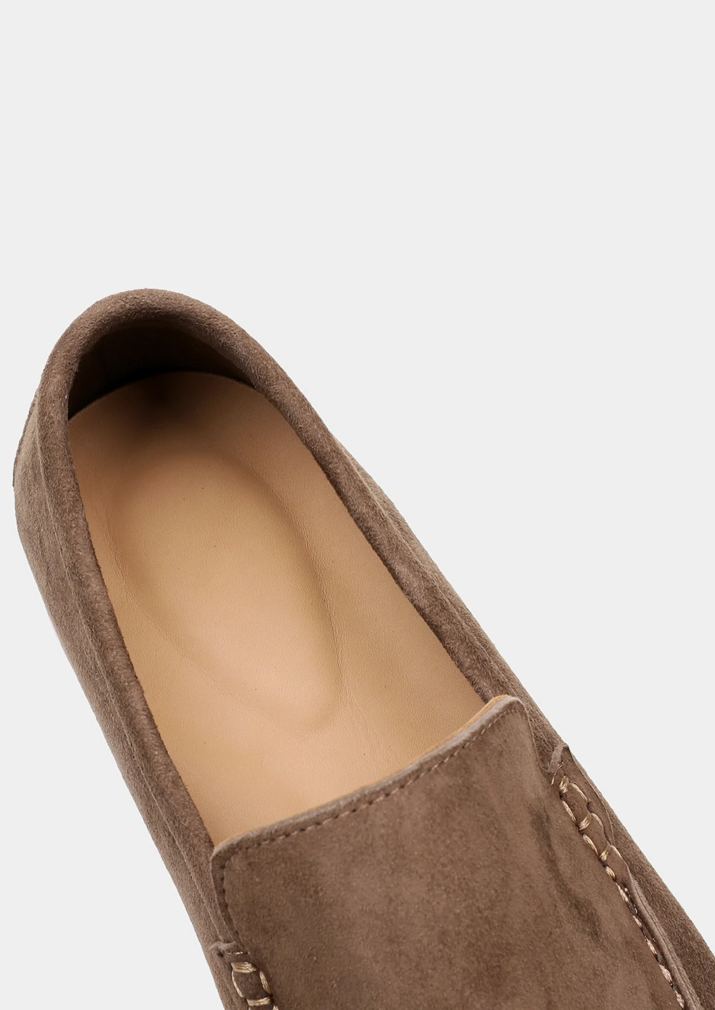 ASCENDARY Marina Loafers – Men's Hypoallergenic Suede Slip-On, Light Brown