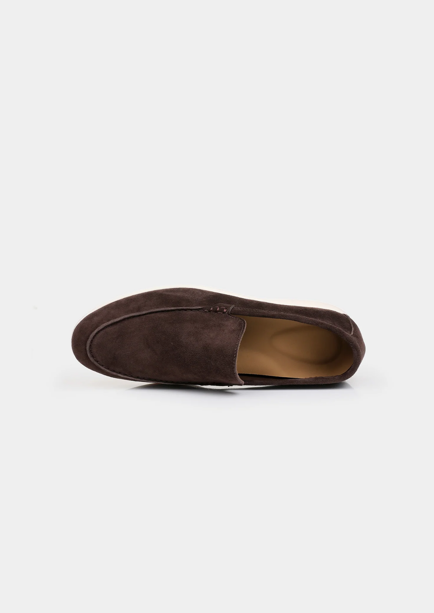 ASCENDARY Marina Loafers – Men's Hypoallergenic Suede Slip-On, Coffee Brown