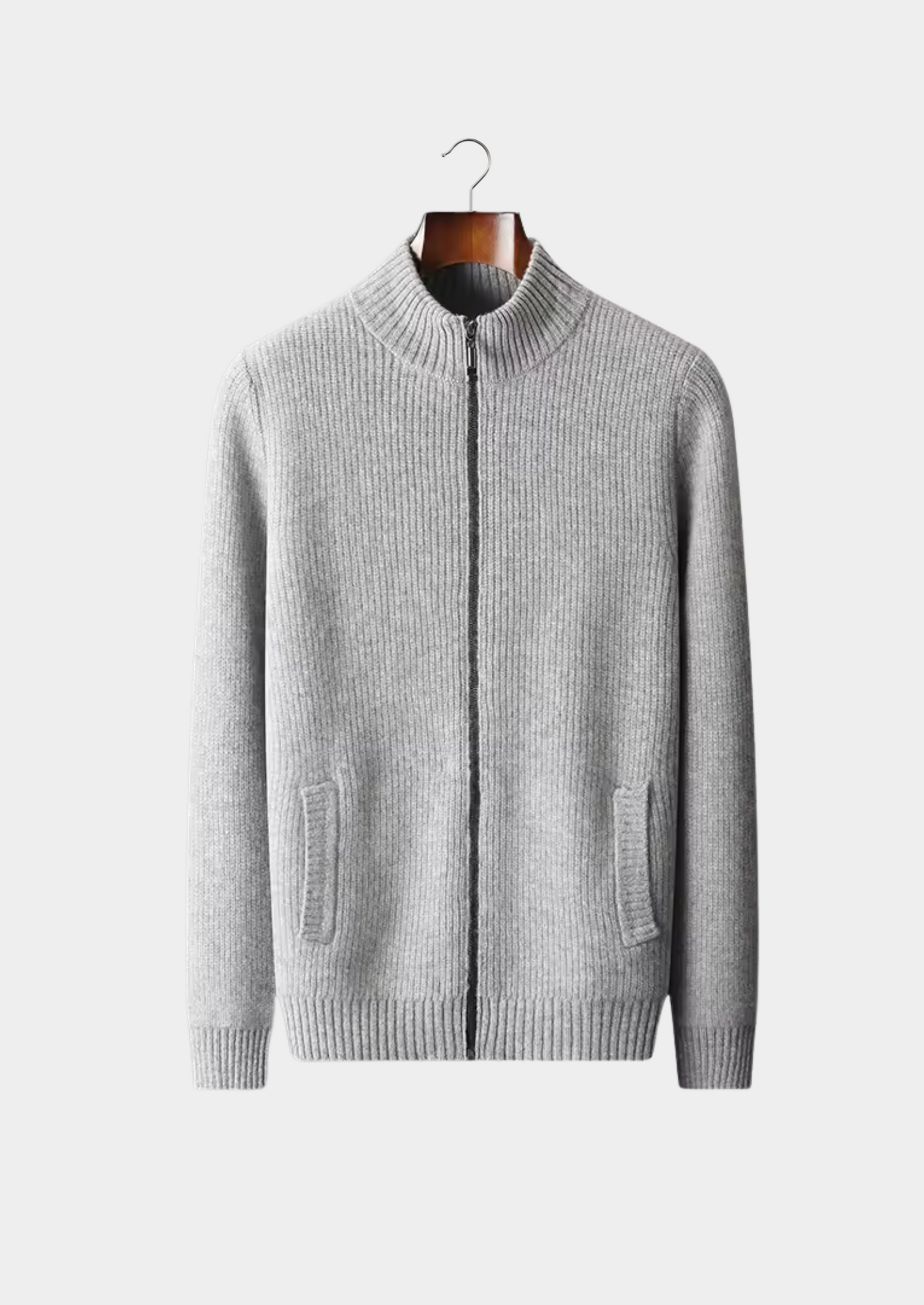 Men's Extra-Fine Merino Wool Ribbed Cardigan – ASCENDARY®