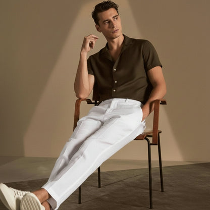 100% Linen Casual Pants – Hypoallergenic | Skin-Gentle | ASCENDARY®
