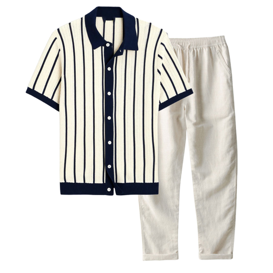 Ibiza Short-Sleeved Set – Skin-Soft | Mediterranean Resort Wear | ASCENDARY®