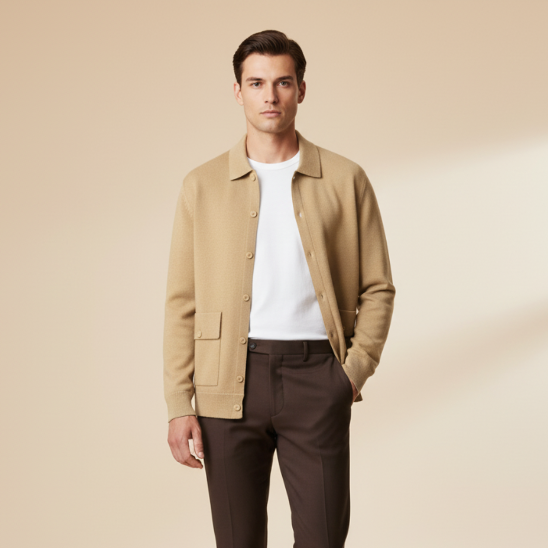 100% Cashmere Jacket – Luxury Knitwear | ASCENDARY®