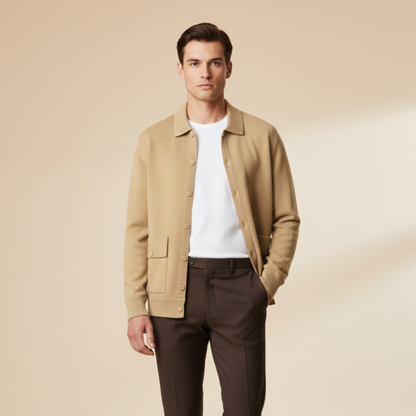 100% Cashmere Jacket – Luxury Knitwear | ASCENDARY®
