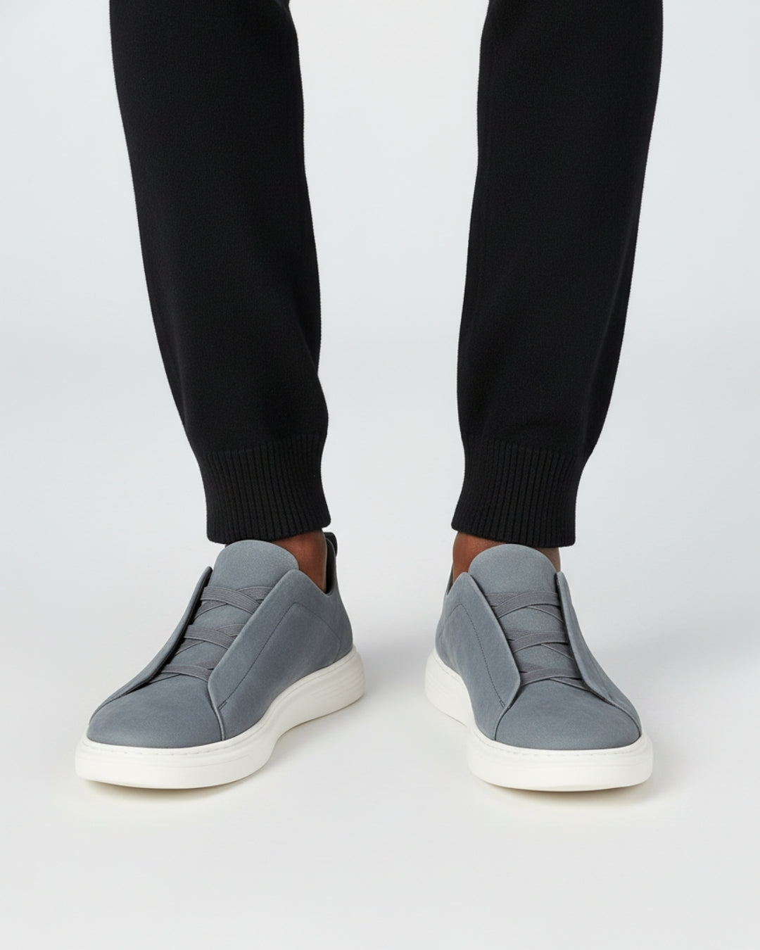 Suède Slip-On Sneaker – Genuine Leather | Skin-Soft | ASCENDARY®