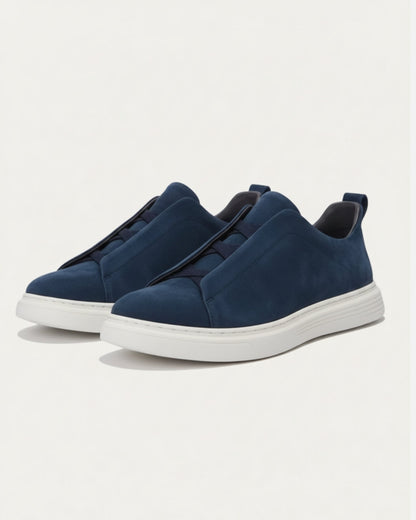 Suède Slip-On Sneaker – Genuine Leather | Skin-Soft | ASCENDARY®