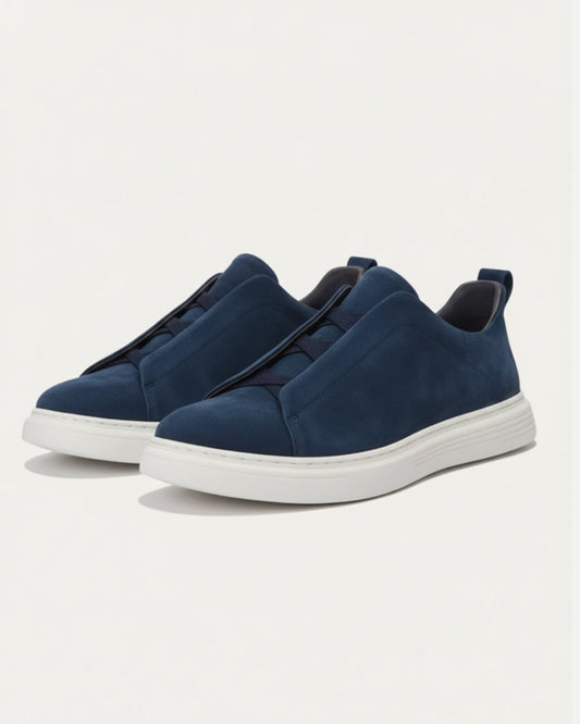Suède Slip-On Sneaker – Genuine Leather | Skin-Soft | ASCENDARY®