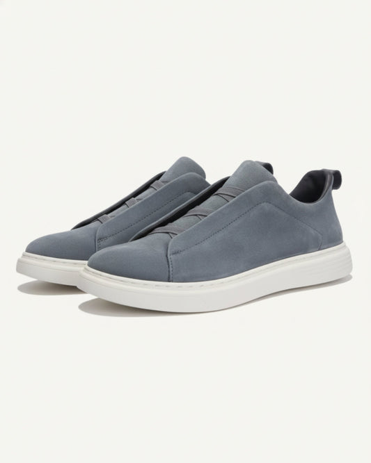 Suède Slip-On Sneaker – Genuine Leather | Skin-Soft | ASCENDARY®